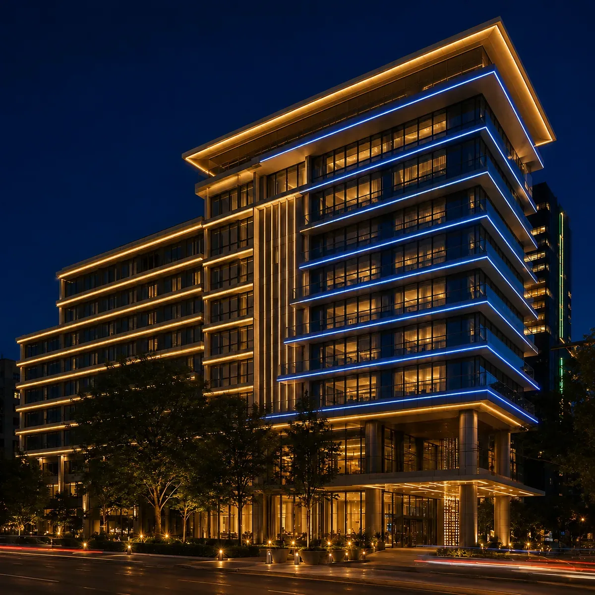 Otel cephe animasyon projesi