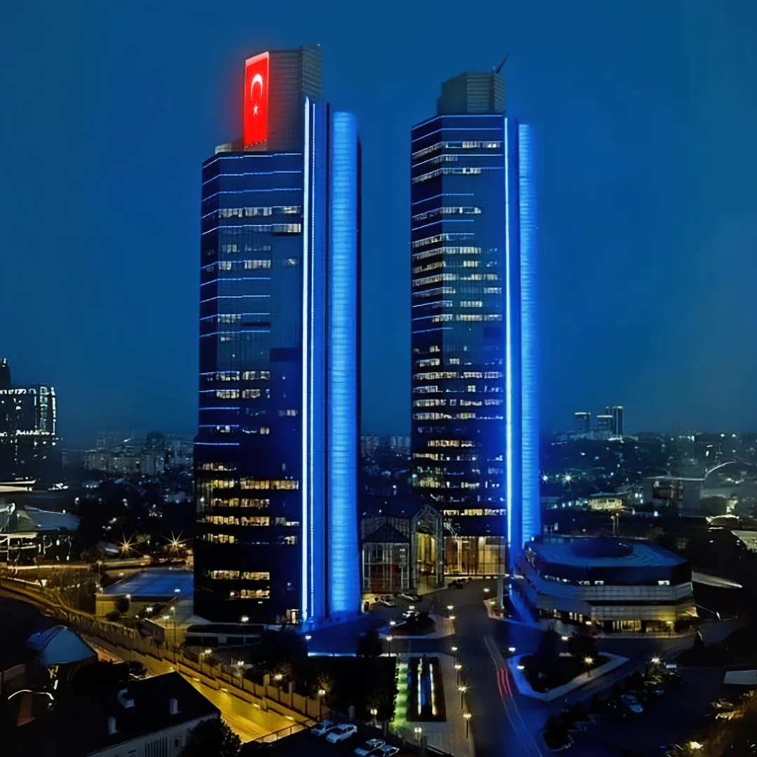 Sabancı Center kulelerinde kırmızı ışık senaryosu